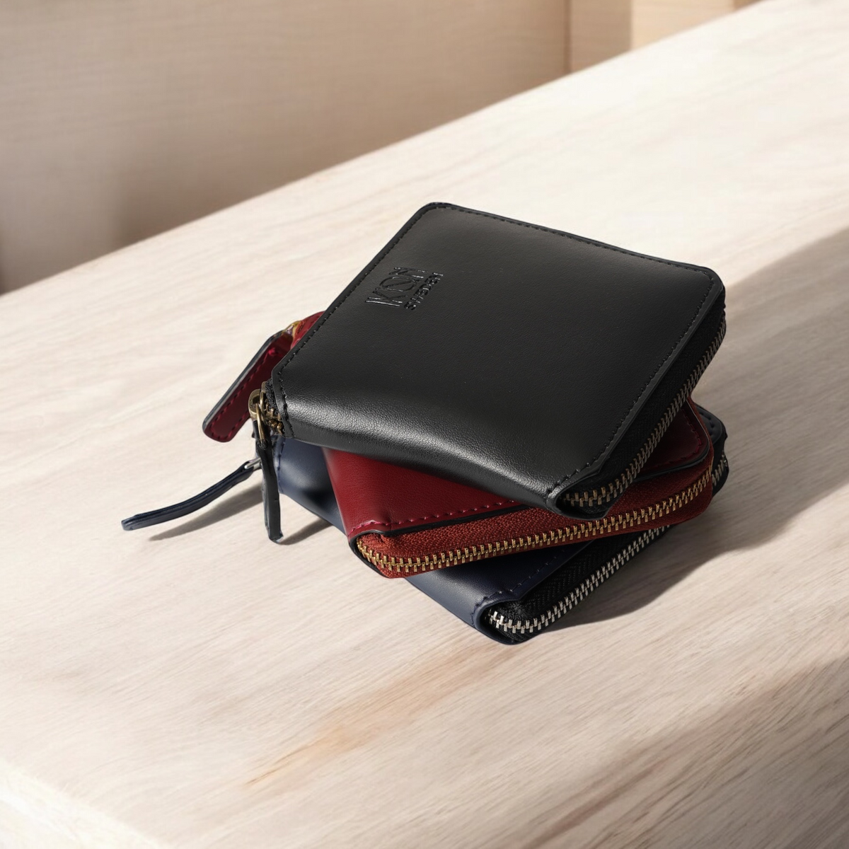 Apple leather vegan wallet designed for everyday use