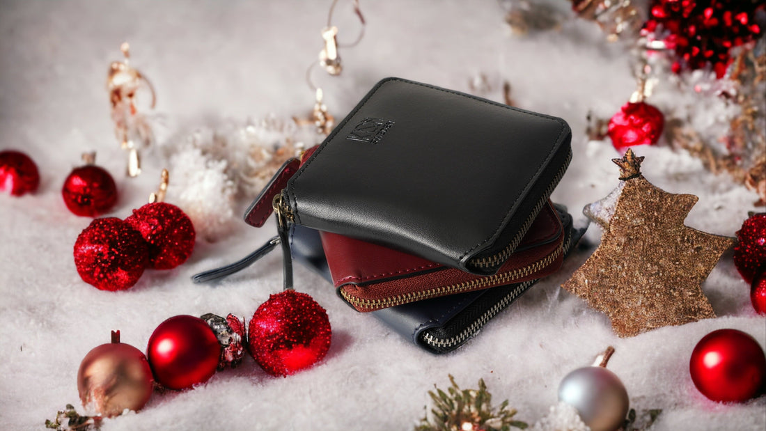 veganskt äpple läder plånbok