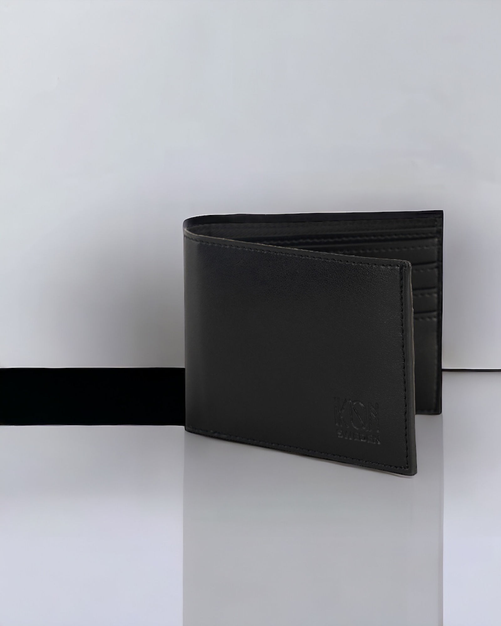 Black Vegan Leather Classic Men wallet