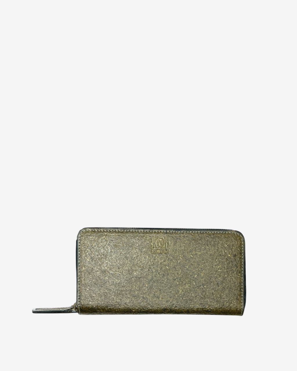 Ash Gray Long Zip Wallet