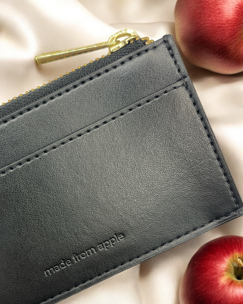 Black Zipper card holder