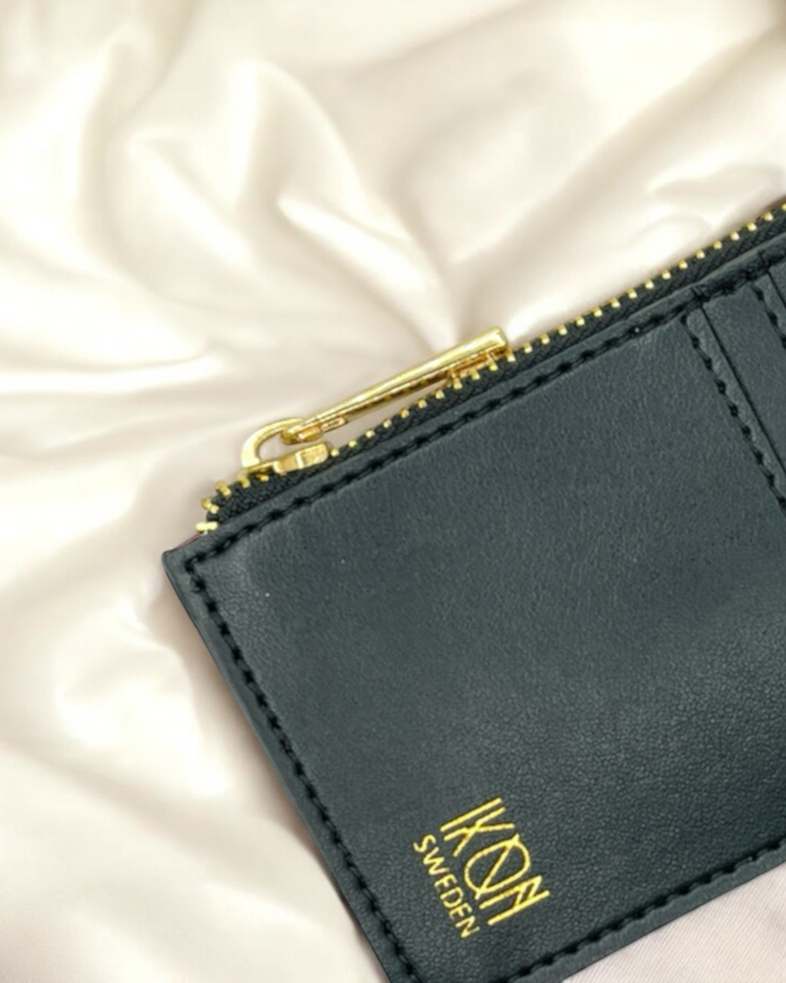 Black Zipper card holder