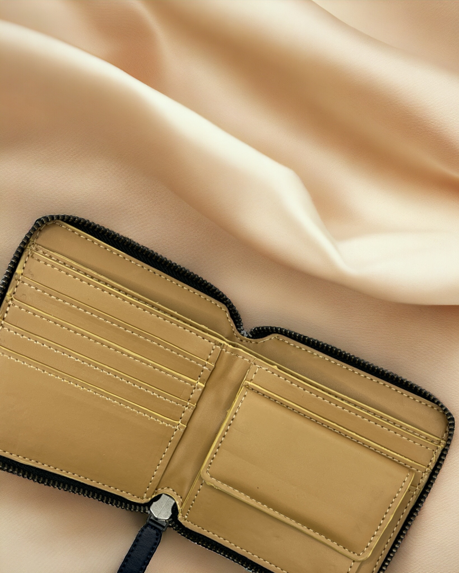 Coastal Blue Small zip wallet