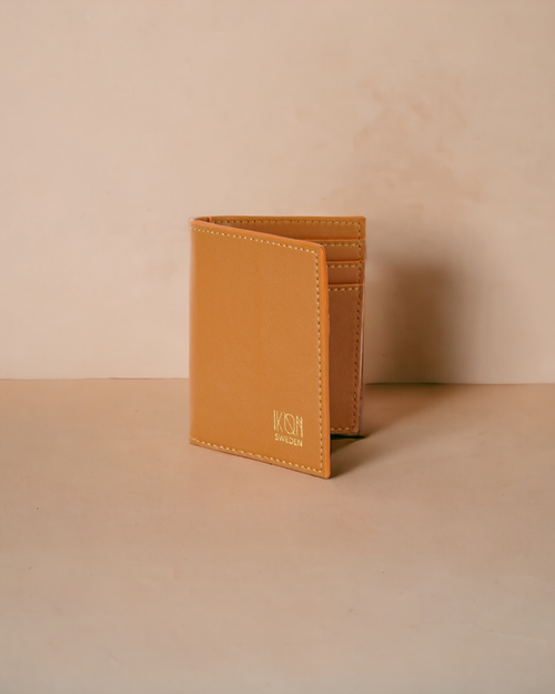 Cognac Bi fold Card Wallet