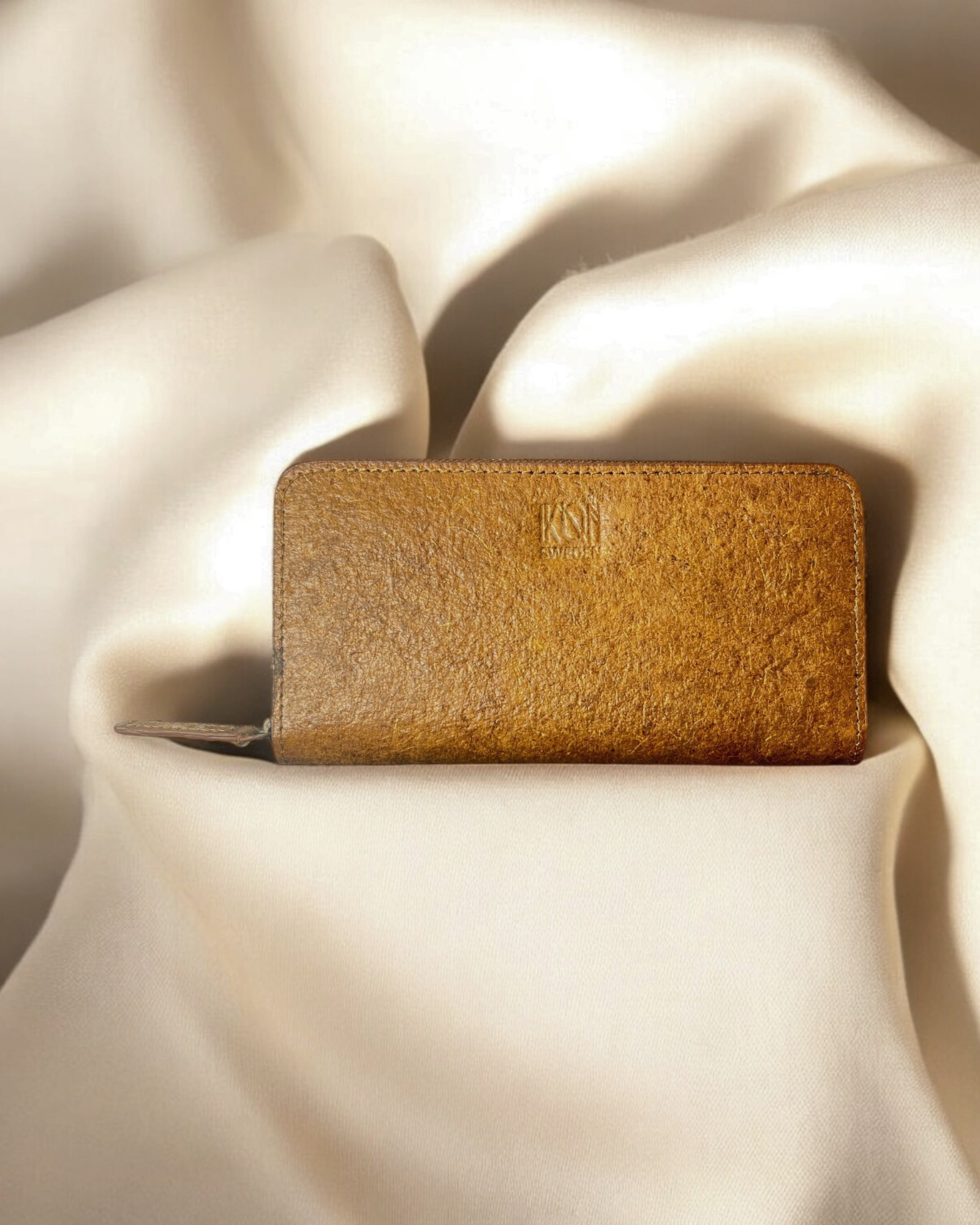 Cutch Brown Long Zip Wallet