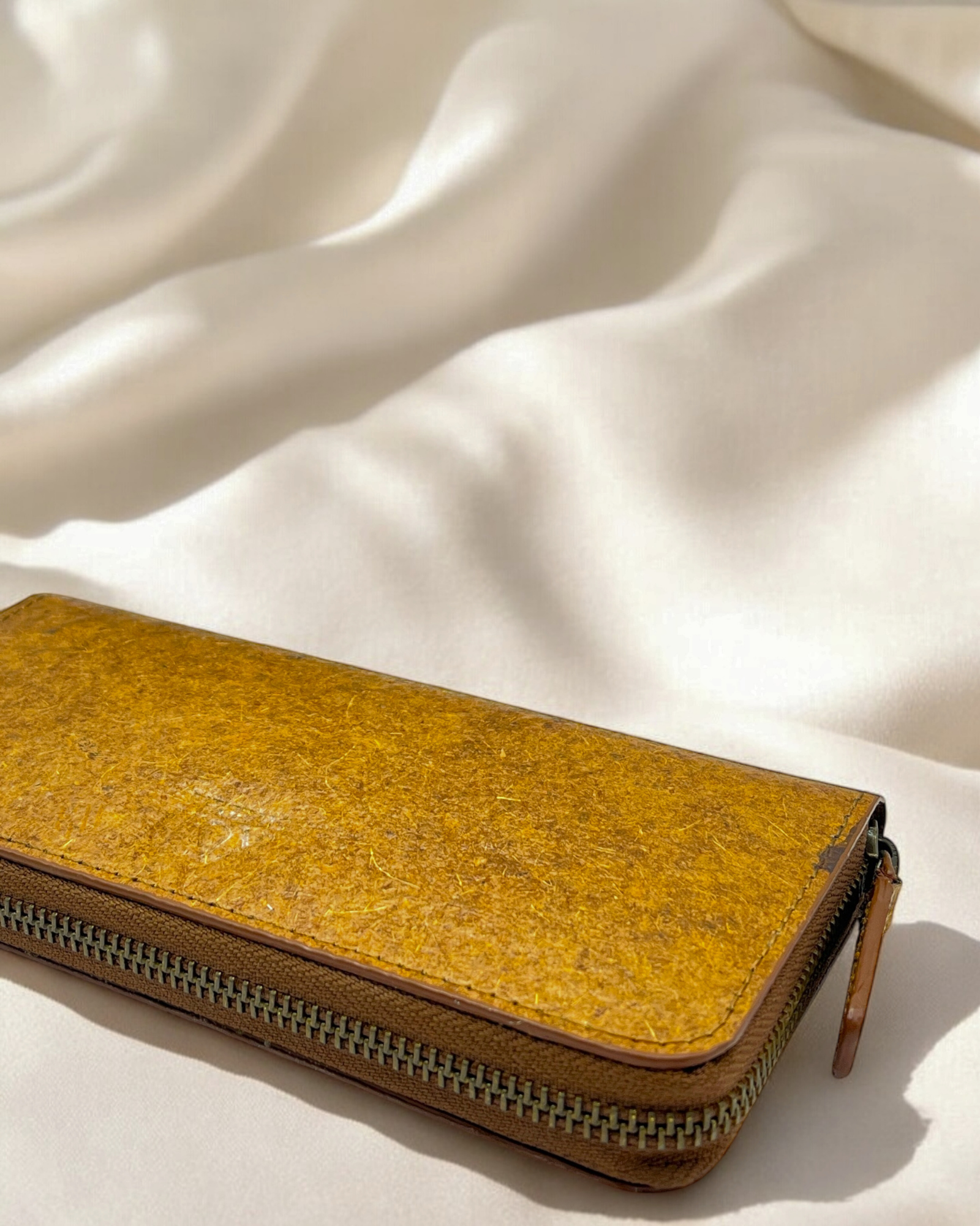 Cutch Brown Long Zip Wallet