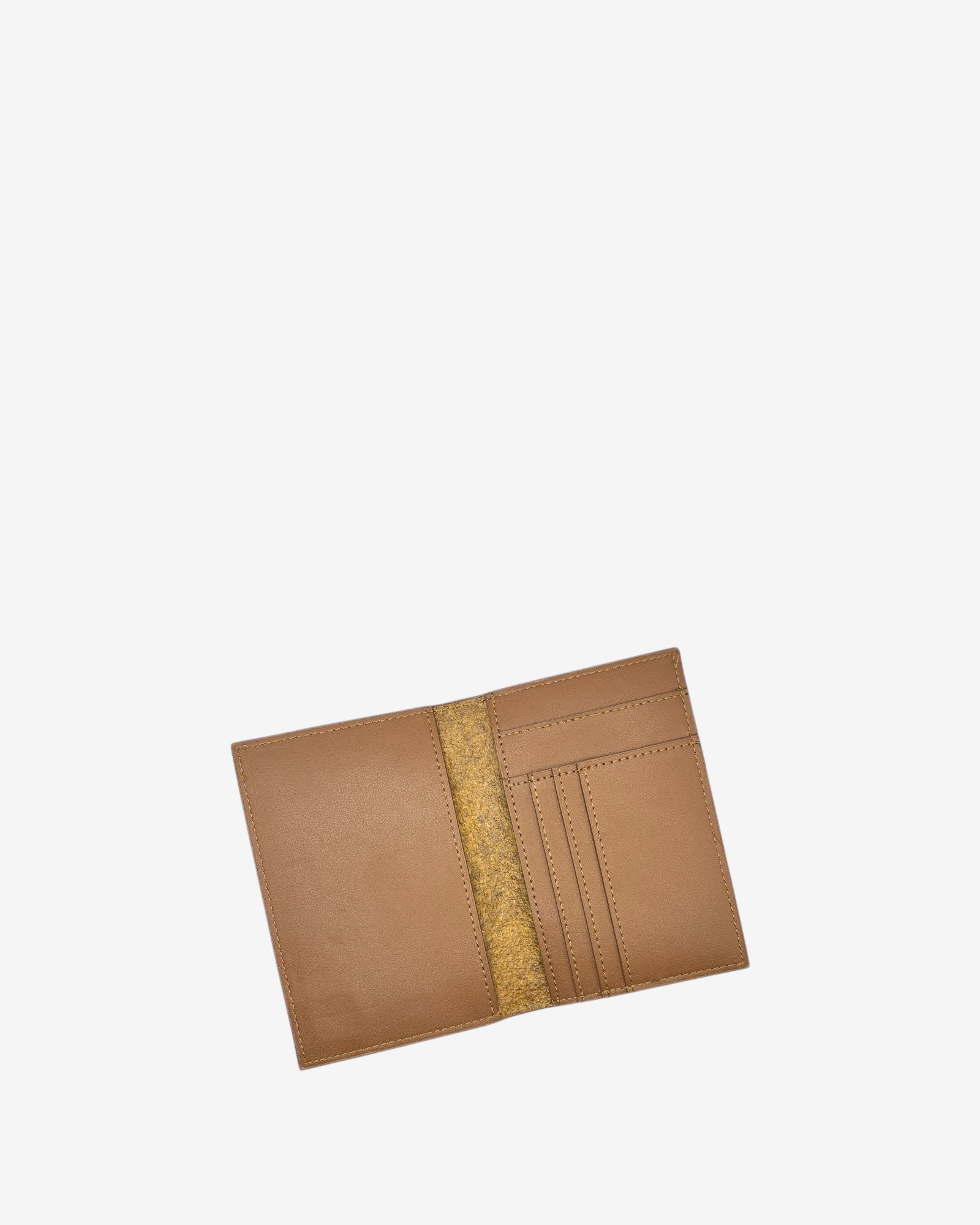 Cutch Brown Vegan Leather Passport holder