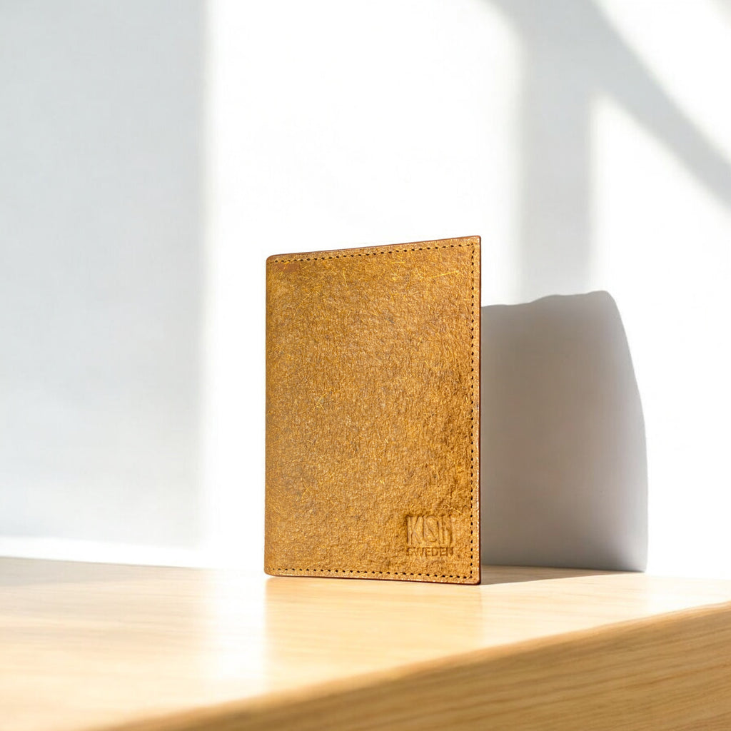 Cutch Brown Vegan Leather Passport holder
