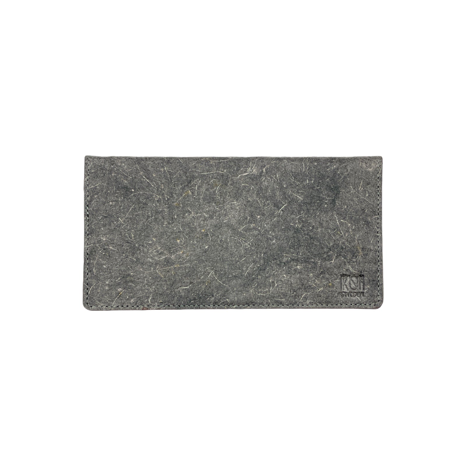 Dark Grey Slim vegan Wallet 