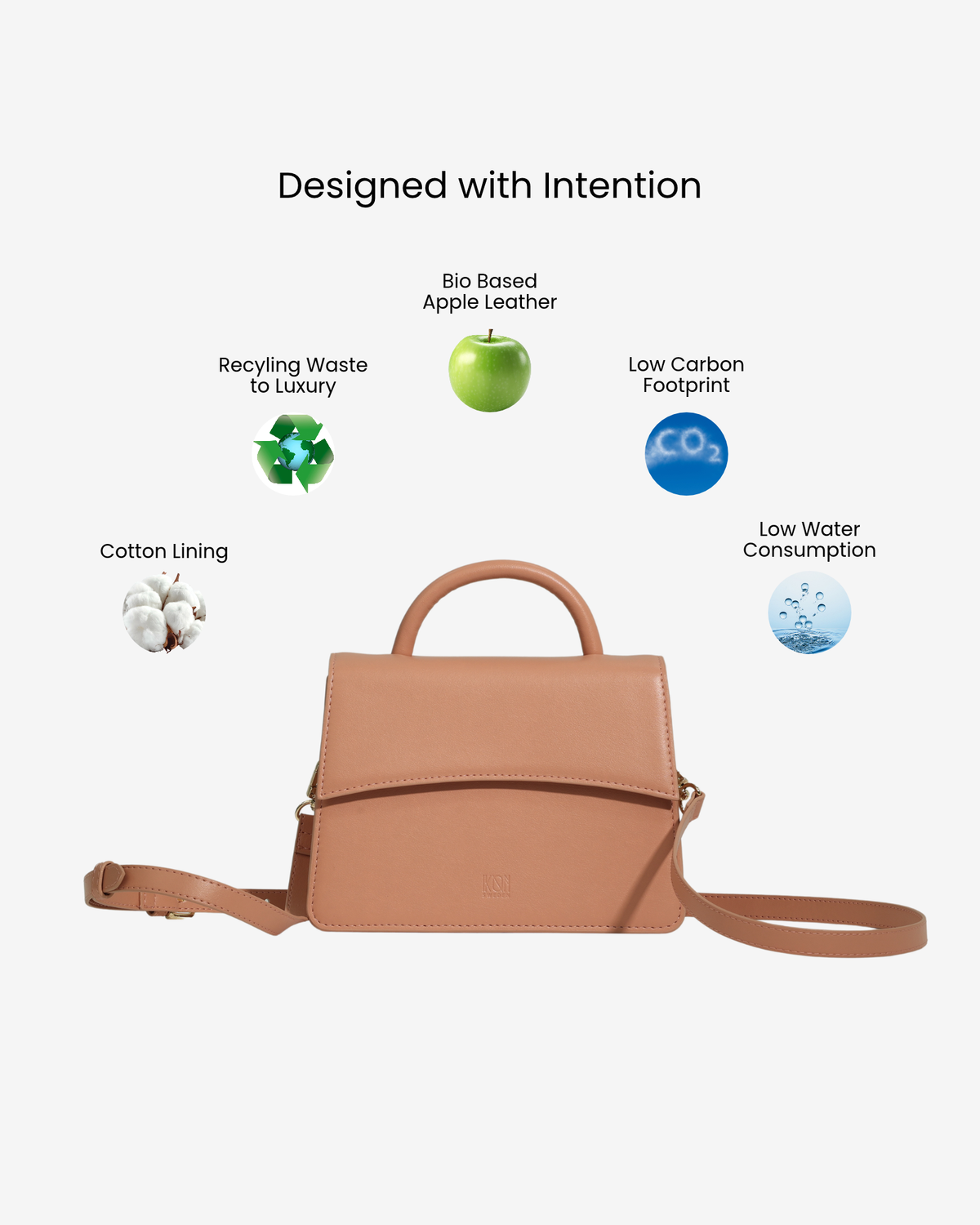 Desert Rose Crossbody Handbag