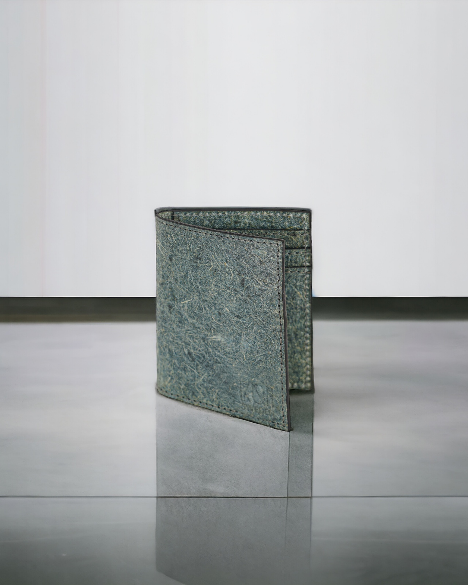 Light Indigo Bi Fold Card Wallet 