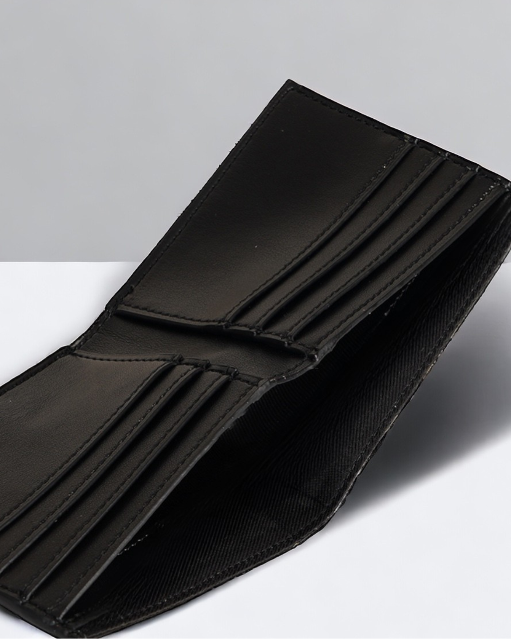 Black Vegan Leather Classic Men wallet