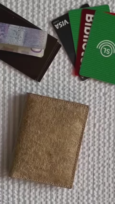Coconut Leather Card Wallet