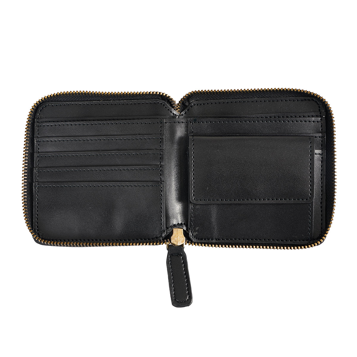 Black color vegan apple leather wallet