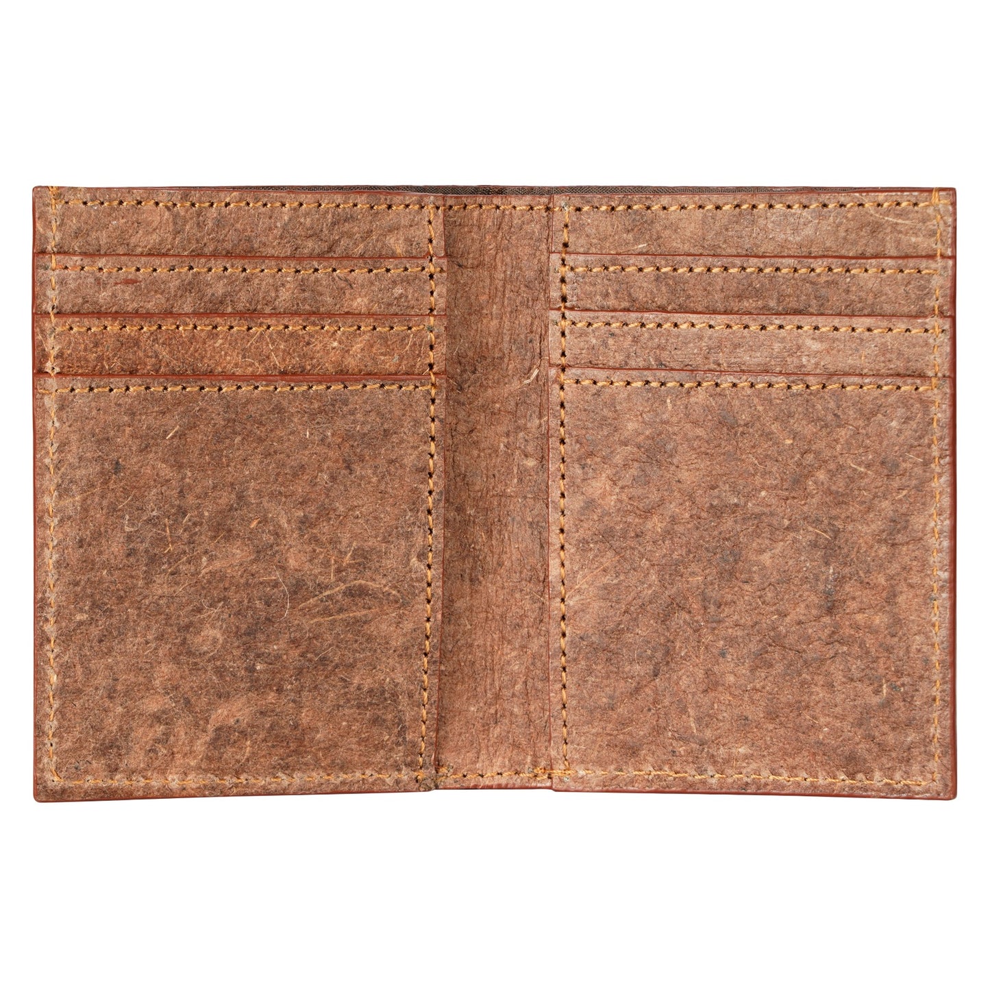 Coconut Leather Classic Wallet - Cutch Brown